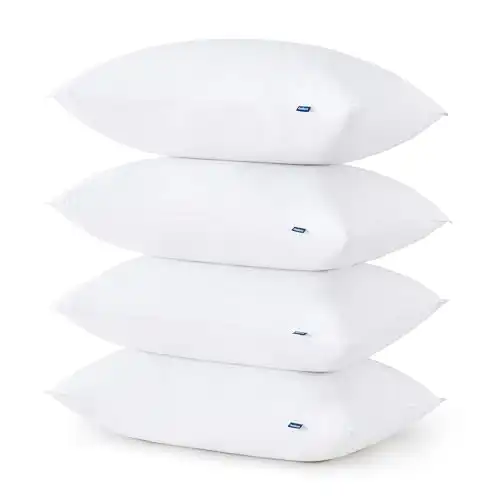 Soft Pillows Queen Size, Hotel Quality, Down Alternative, Set of 4