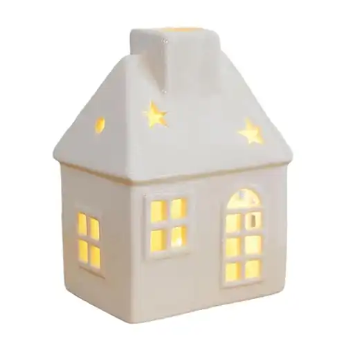 Light up Christmas Village Ceramic House